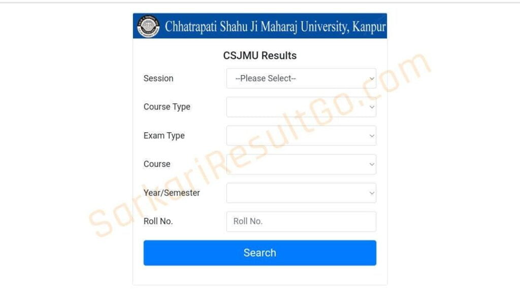 CSJMU B.A. 3rd Year Final Result 2022 चेक करें | कानपुर युनिवर्सिटी बीए ...