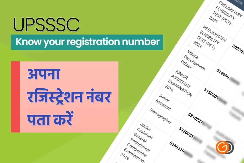 Know Your UPSSSC 
Registration