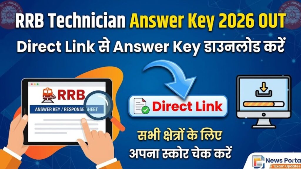 RRB Technician Answer Key 2026 Out