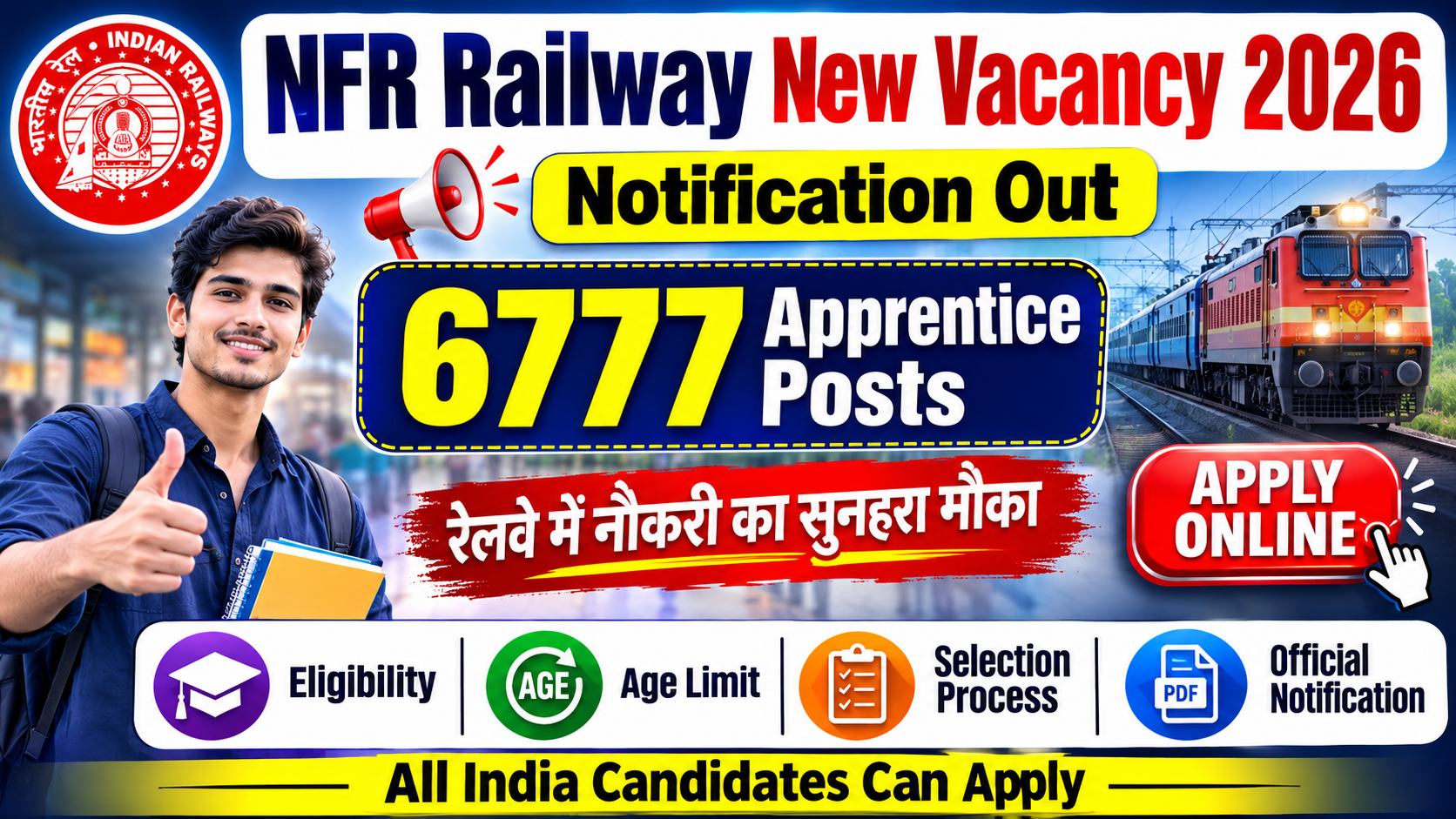 NFR Railway New Vacancy 2026
